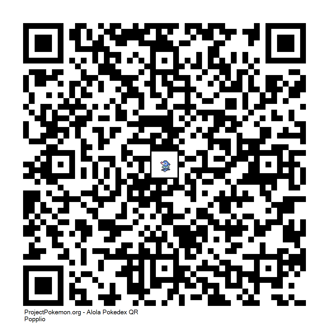 Cdigo QR de Popplio